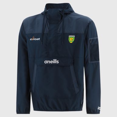 Donegal GAA Men's Drifter Half Zip Hooded Windbreaker Navy from O’Neills.