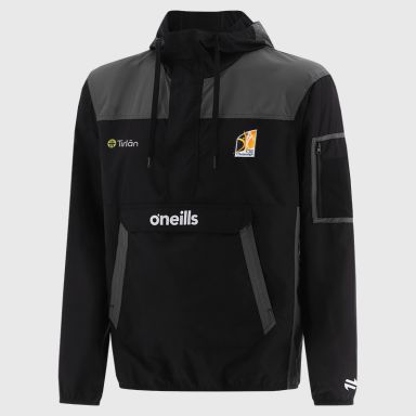 Kilkenny GAA Men's Drifter Half Zip Hooded Windbreaker Black from O’Neills.