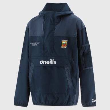 Mayo GAA Kids' Drifter Half Zip Hooded Windbreaker Navy from O’Neills.
