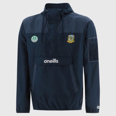 Meath GAA Men's Drifter Half Zip Hooded Windbreaker Navy from O’Neills.