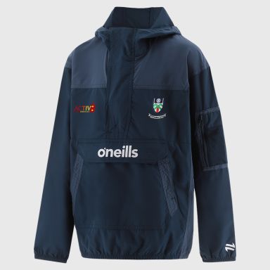 Monaghan GAA Men's Drifter Half Zip Hooded Windbreaker Navy from O’Neills.
