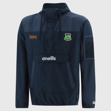 Tipperary GAA Men's Drifter Half Zip Hooded Windbreaker Navy from O’Neills.