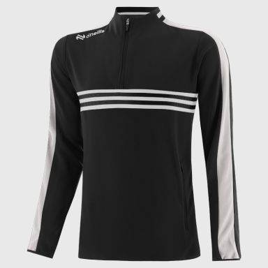 Black / White Men's Dromore Half Zip Top from O’Neills