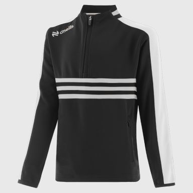 Black / White Kids' Dromore Half Zip Top from O’Neills