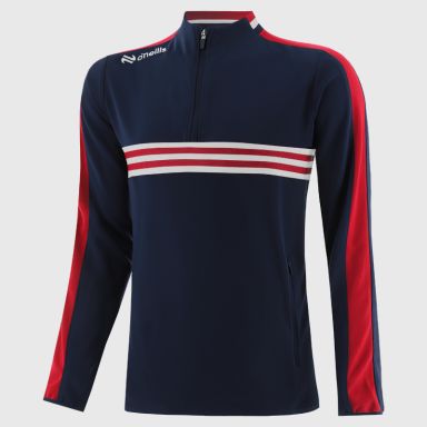 Marine / Red / White Men's Dromore Half Zip Top from O’Neills 