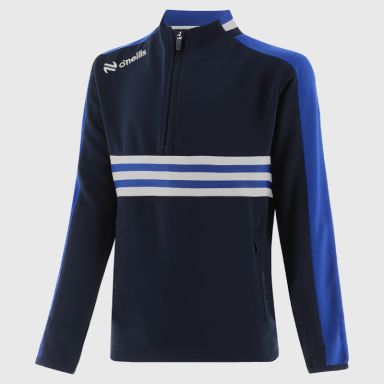 Marine / Royal / White Kids' Dromore Half Zip Top from O’Neills
