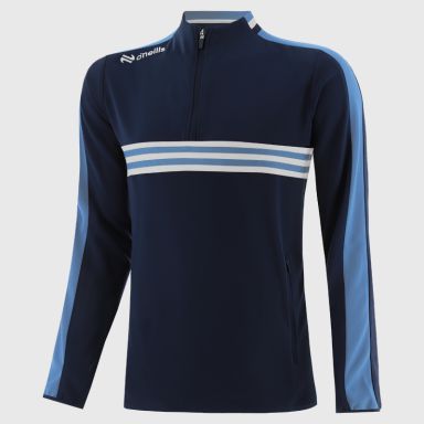 Marine / Sky / White Men's Dromore Half Zip Top from O’Neills 