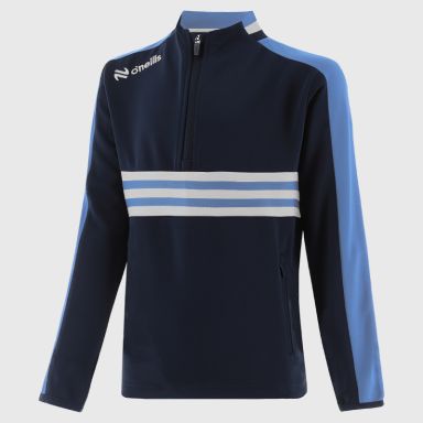 Marine / Sky / White Kids' Dromore Half Zip Top from O’Neills 