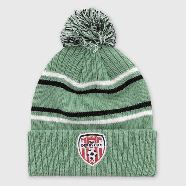 O'Neills Derry City FC Duffy Knitted Bobble Hat