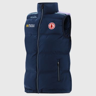O'Neills Tyrone GAA Women's Dynamo Padded Gilet Marine / Purple / Green
