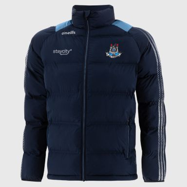 Navy Dublin GAA Men's Dynamo Padded Jacket by O’Neills.