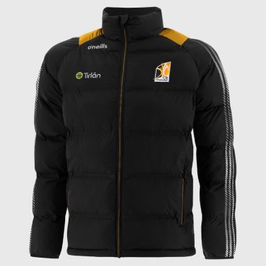 Black Kilkenny GAA Men's Dynamo Padded Jacket by O’Neills.