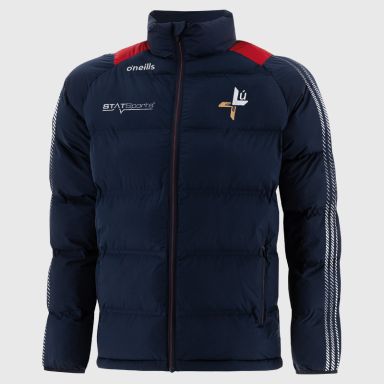 Navy Louth GAA Men's Dynamo Padded Jacket by O’Neills.