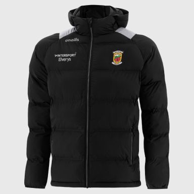 Men's Mayo GAA Dynamo padded jacket with a hood from O'Neills.