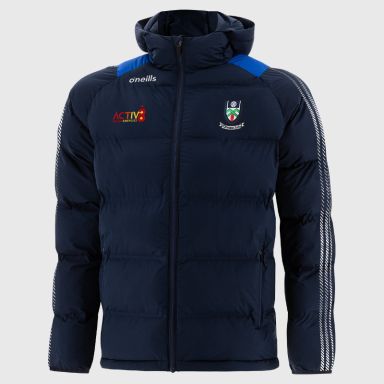 Monaghan GAA Men's Dynamo Hooded Padded Jacket by O'Neills.