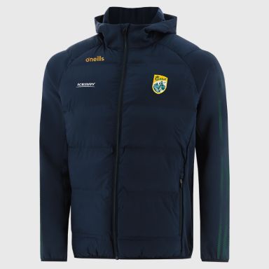 Navy Kerry GAA Men's Dynamo Lightweight Padded Jacket by O’Neills.