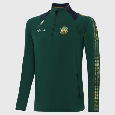 Bottle Offaly GAA Kids' Dynamo Brushed Half Zip by O’Neills.