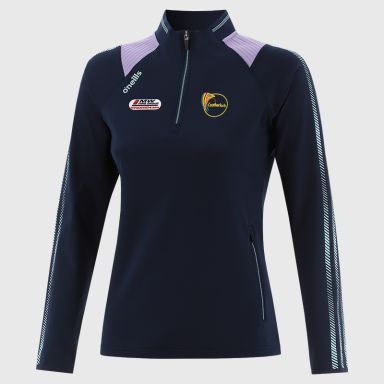 Navy Carlow GAA Women's Dynamo Brushed Half Zip by O’Neills.