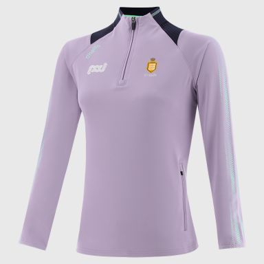Purple Clare GAA Women's Dynamo Brushed Half Zip by O’Neills.
