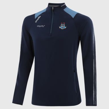 Marine Dublin GAA Men's Dynamo Brushed Half Zip by O’Neills.
