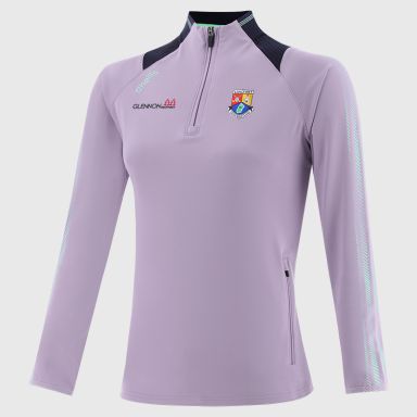 Purple Longford GAA Women's Dynamo Brushed Half Zip by O’Neills.