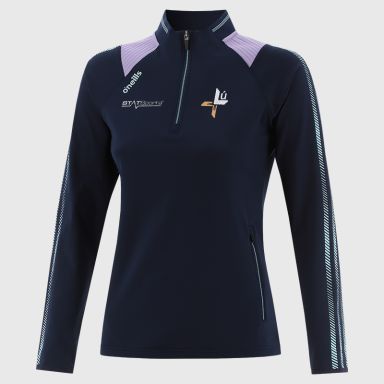 Navy Louth GAA Kids' Dynamo Half Zip Top by O'Neills.