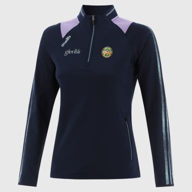 Offaly GAA Kids' Dynamo Brushed Half Zip by O'Neills.