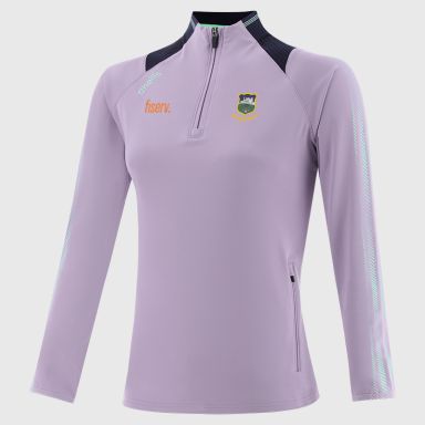Purple Tipperary GAA Women's Dynamo Brushed Half Zip by O’Neills.
