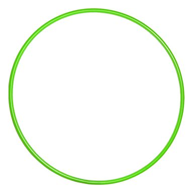 36 inch green hula hoop from O'Neills
