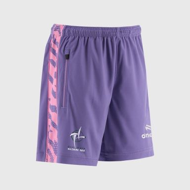 Purple Kildare GAA Kids' Electro Training Shorts From O'Neills