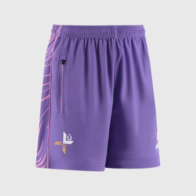 Purple Louth GAA Kids' Electro Training Shorts from O’Neills
