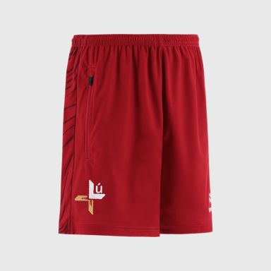 Red Louth GAA Kids' Electro Training Shorts from O’Neills