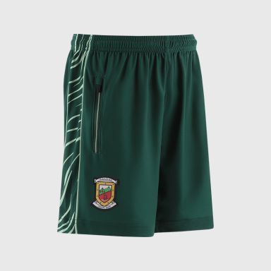 Green Mayo GAA Kids' Electro Training Shorts from O’Neills
