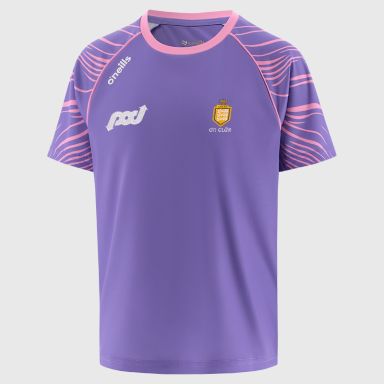 Purple Clare GAA Kids’ Electro T-Shirt from O’Neills 