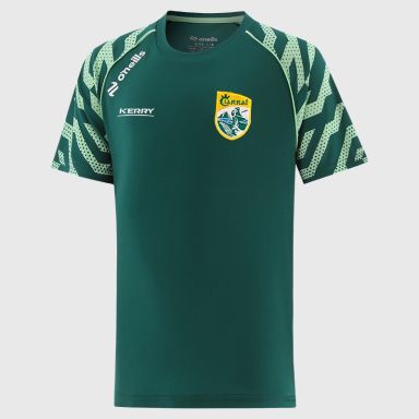 Green Kerry GAA Kids’ Electro T-Shirt from O’Neills