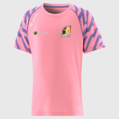 Pink Kilkenny GAA Kids' Electro T-Shirt From O'Neills