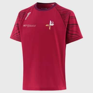 Red Louth GAA Kids' Electro T-Shirt from O'Neills