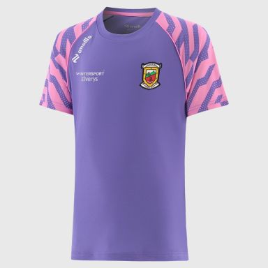 Purple Mayo GAA Kids' Electro T-Shirt from O'Neills
