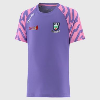 Purple Monaghan GAA Kids' Electro T-Shirt from O'Neills