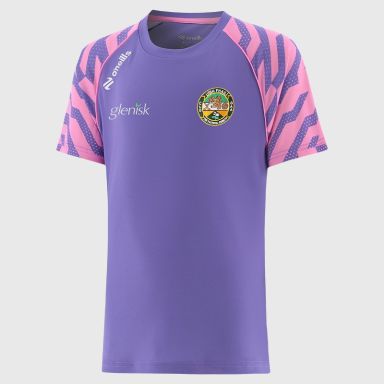 Purple Offaly GAA Kids' Electro T-Shirt from O'Neills