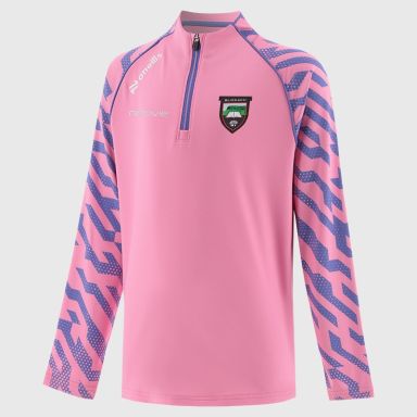 Pink Sligo GAA Kids' Electro Half Zip Top From O'Neills