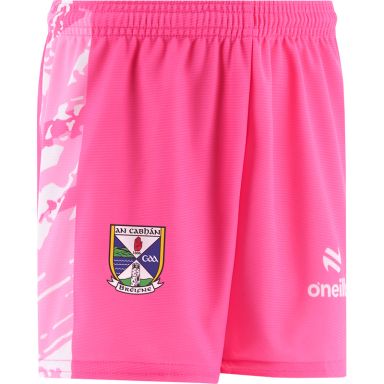 Pink Cavan GAA GAA Kids Electro Training Shorts by O’Neills