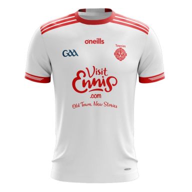 Éire Óg Inis Kids' Jersey (Visit Ennis - White)
