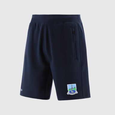 Navy Fermanagh GAA Men’s Evolve Fleece Shorts with elasticated waistband and two zip pockets by O’Neills.