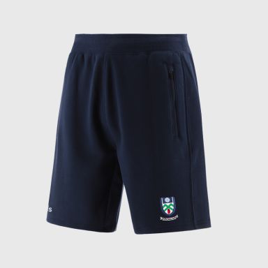 Navy Monaghan GAA Men’s Evolve Fleece Shorts with elasticated waistband and two zip pockets by O’Neills.