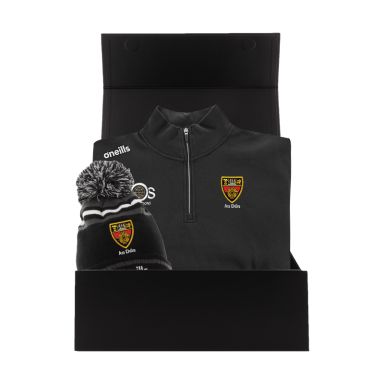 Down GAA Gift Box with Down GAA half zip fleece and bobble hat packaged in a gift box by O’Neills.