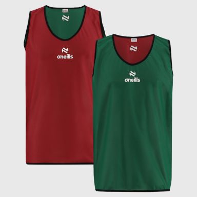 Red / Green / Black O'Neills Flex Reversible Training Bib 