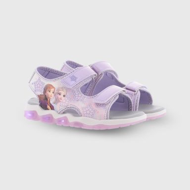 Kids' Purple Frozen Anna and Elsa Sandals from O'Neills.