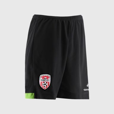 O'Neills Derry City FC Kids' 2026 Home Goalkeeper Shorts