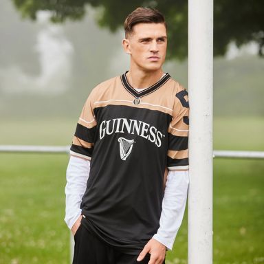 Guinness American Football Short Sleeve Jersey Gold / Black
